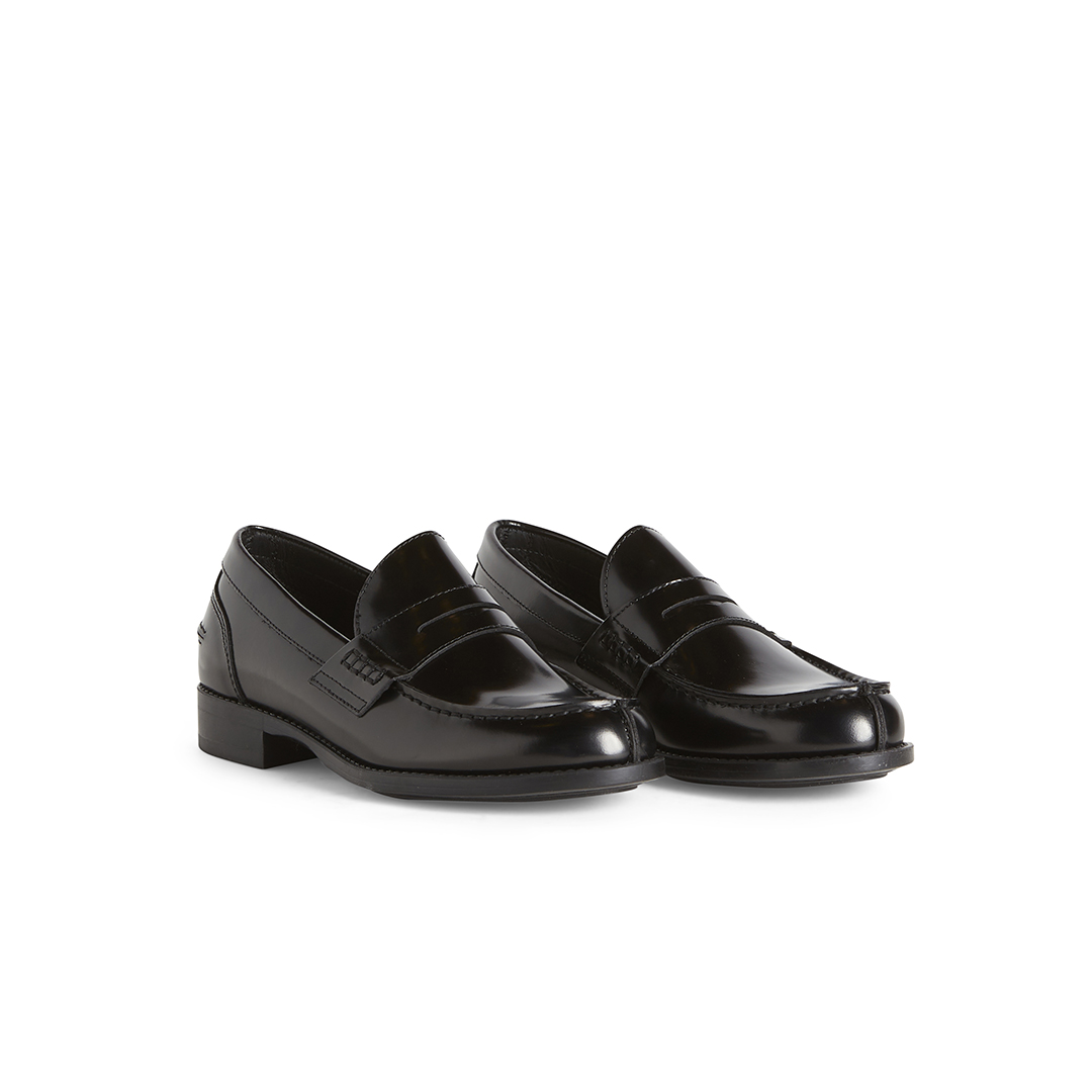 Women's Penny Loafers in Brushed Leather