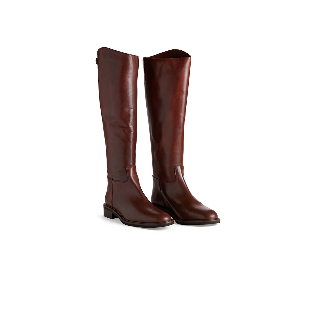 Women's classic boots with back zip
