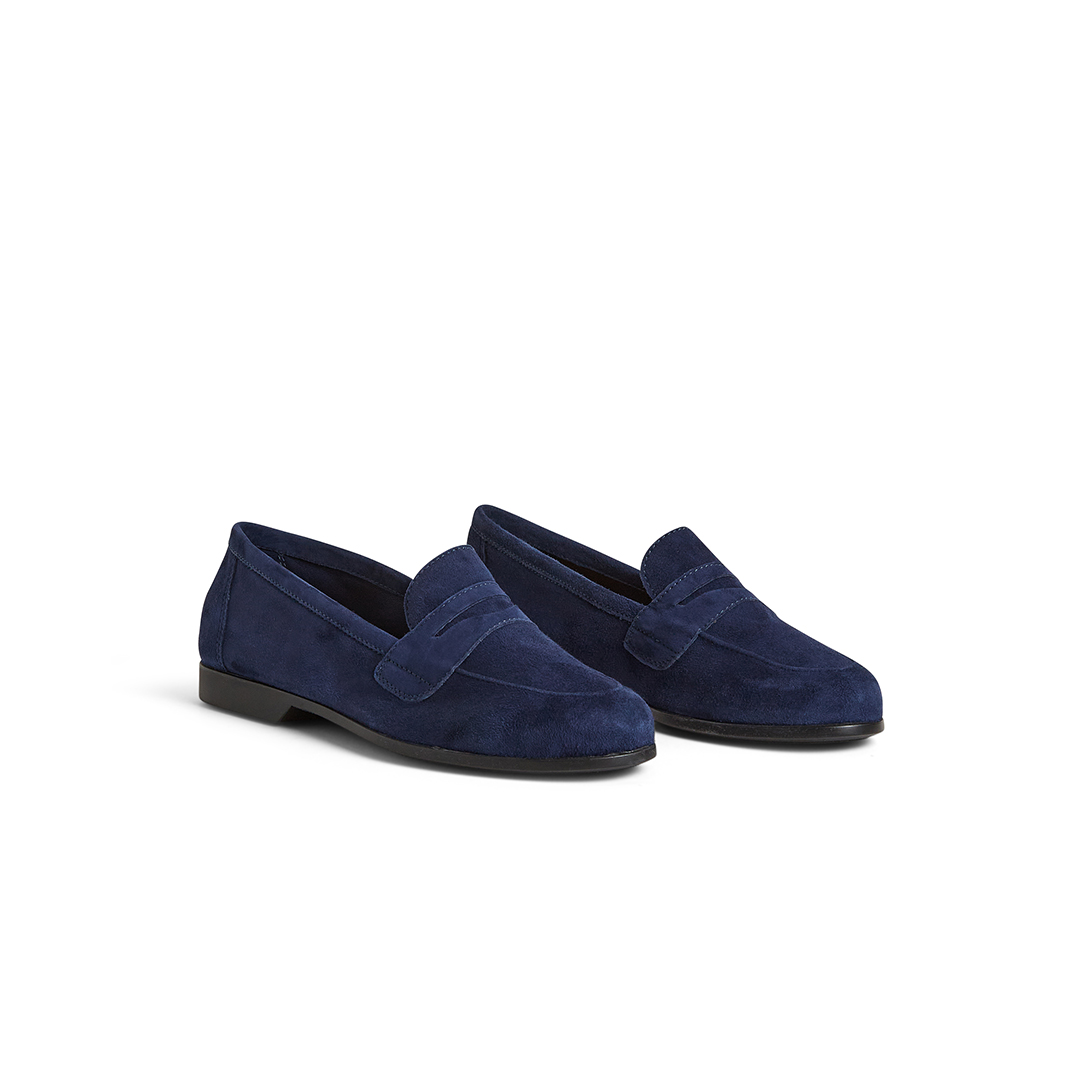 Z - Women's Suede Penny Loafers