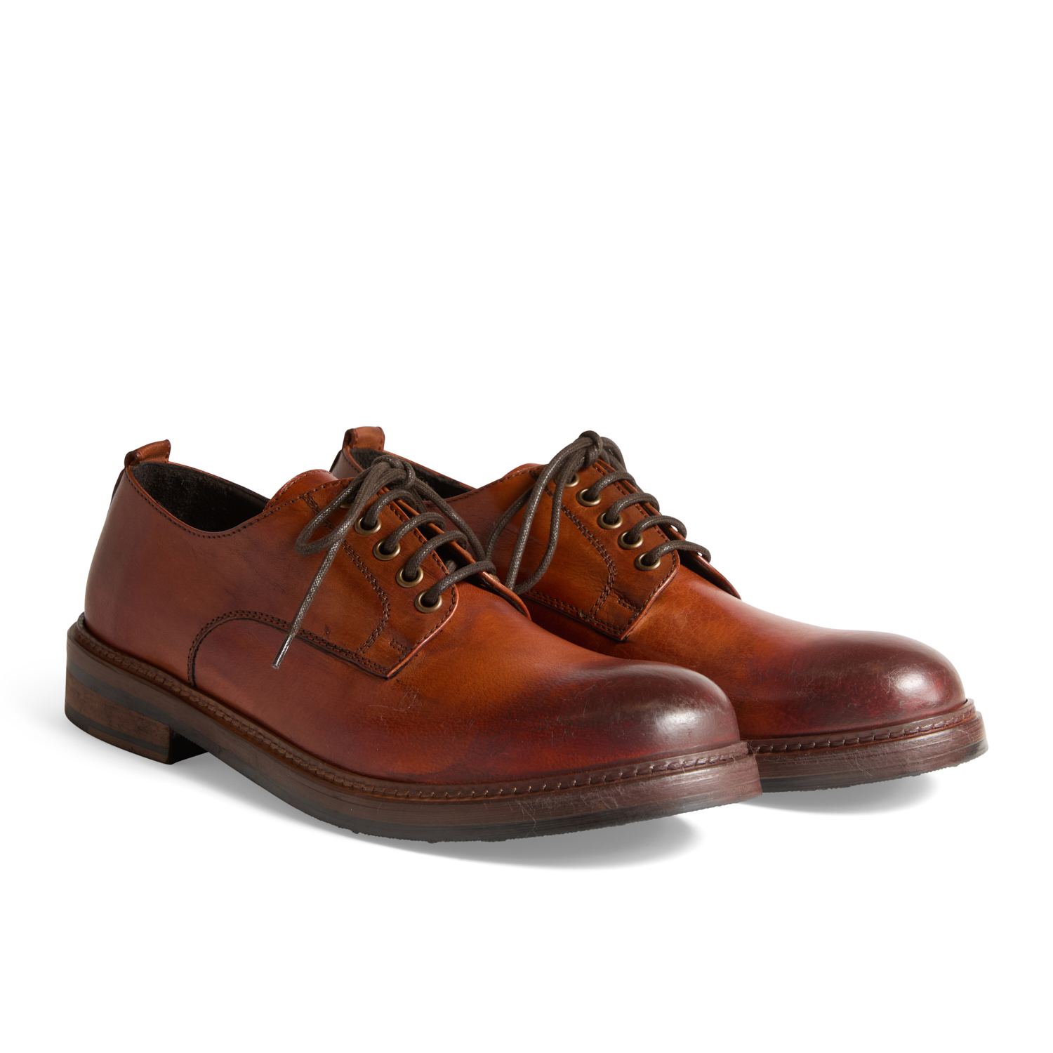 Men's Derby Lace-Ups in Leather