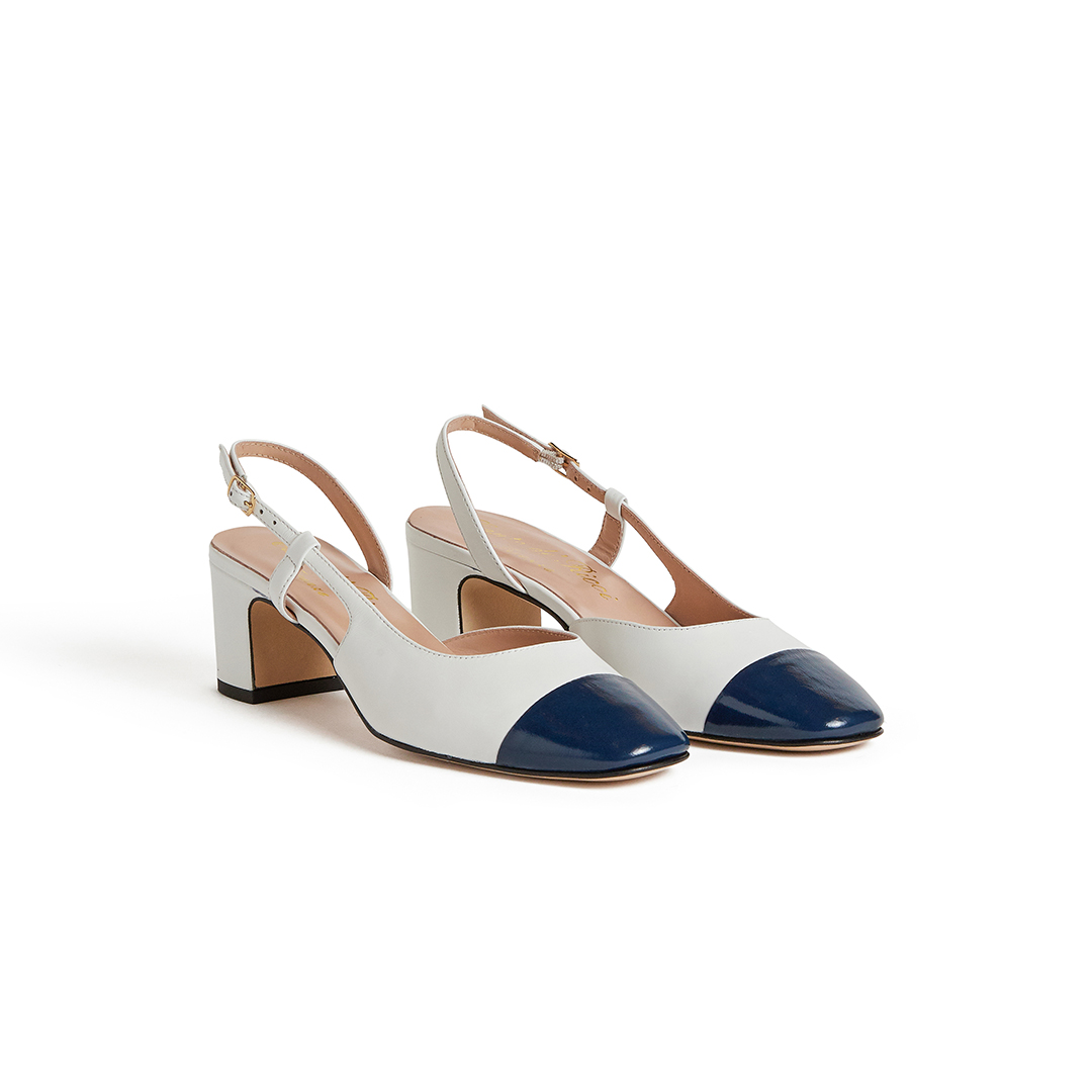 Women's Slingback Heels with Side Strap