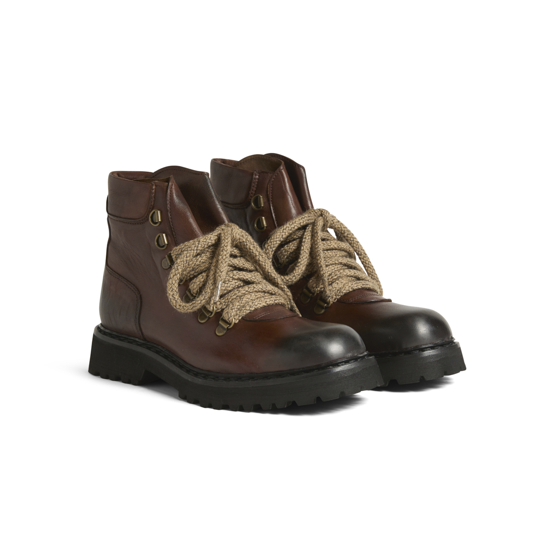 Women's Lace Up Ankle Boots "Cortina" Style
