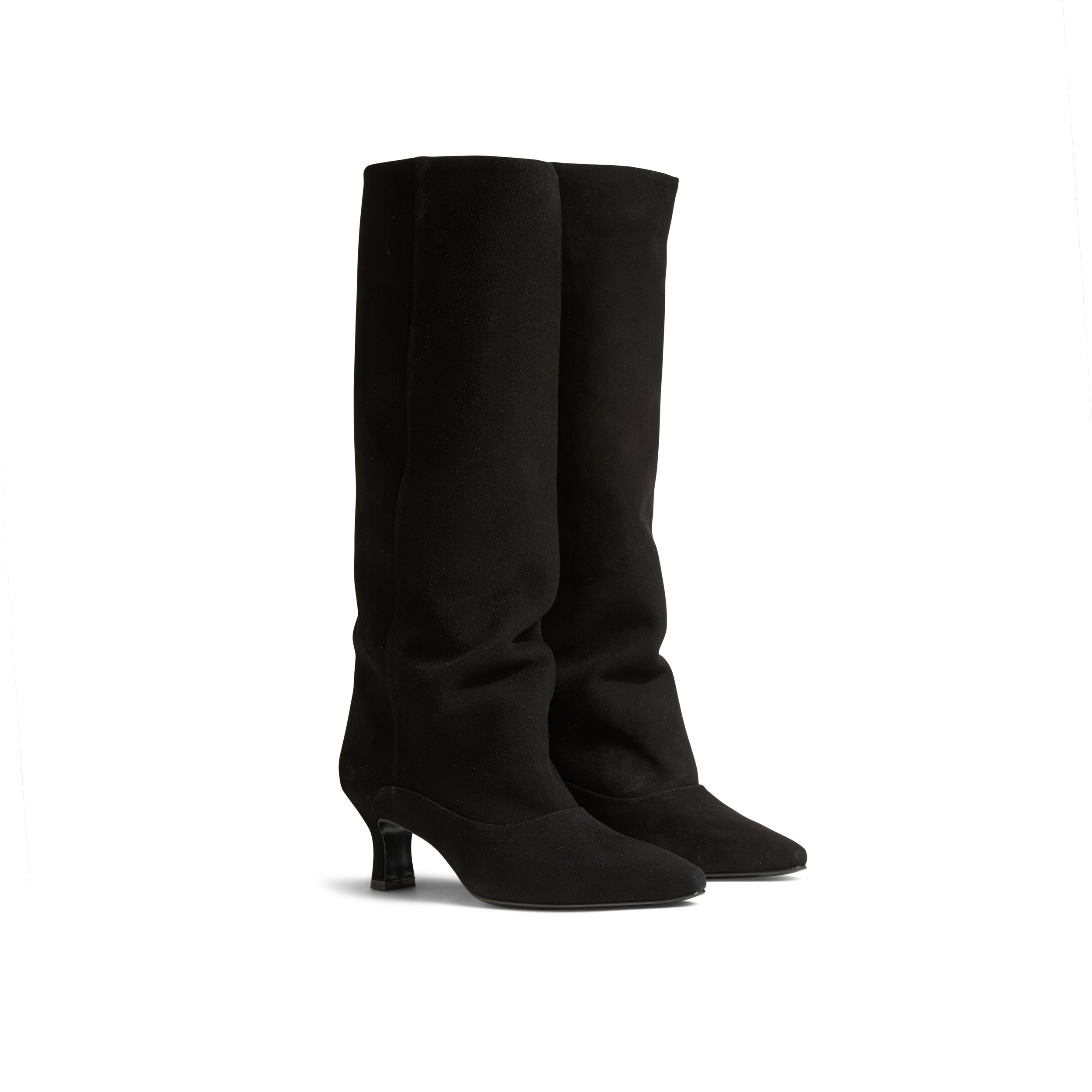 Women's Wrinkled Tubular Boots
