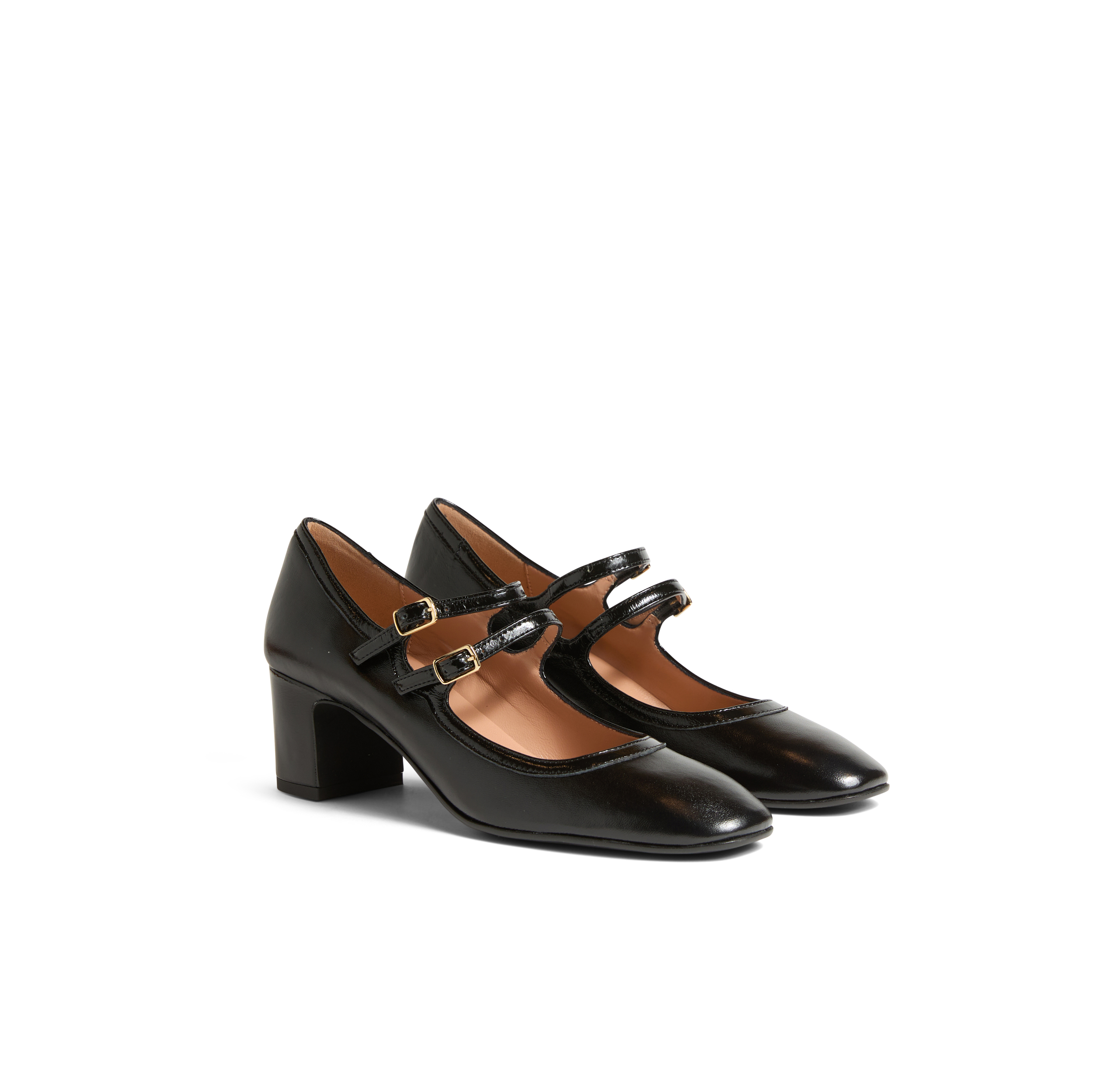 Women's Round Toe Heeled Mary Jane