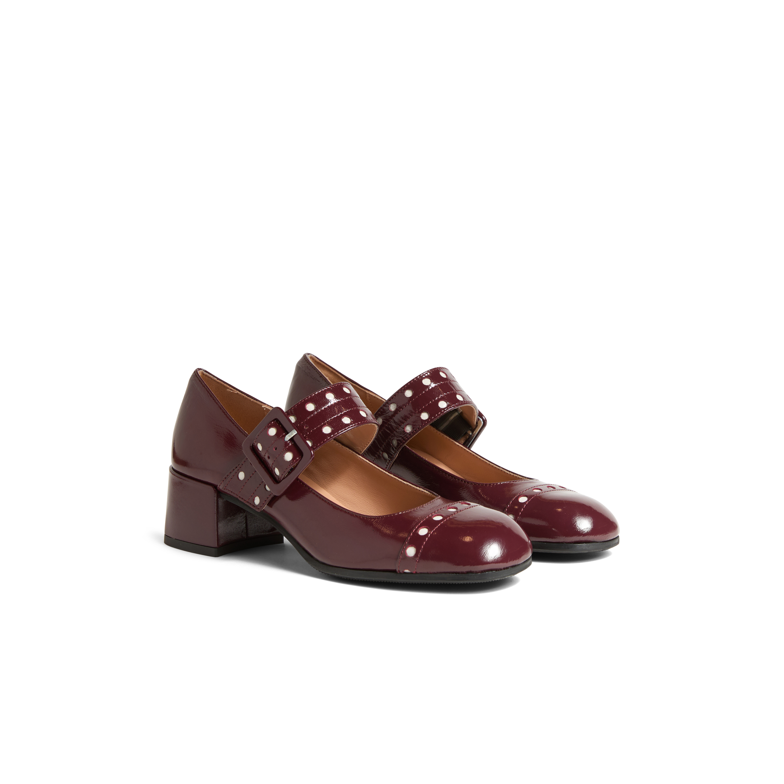 Women's Cap Toe Heeled Mary Jane