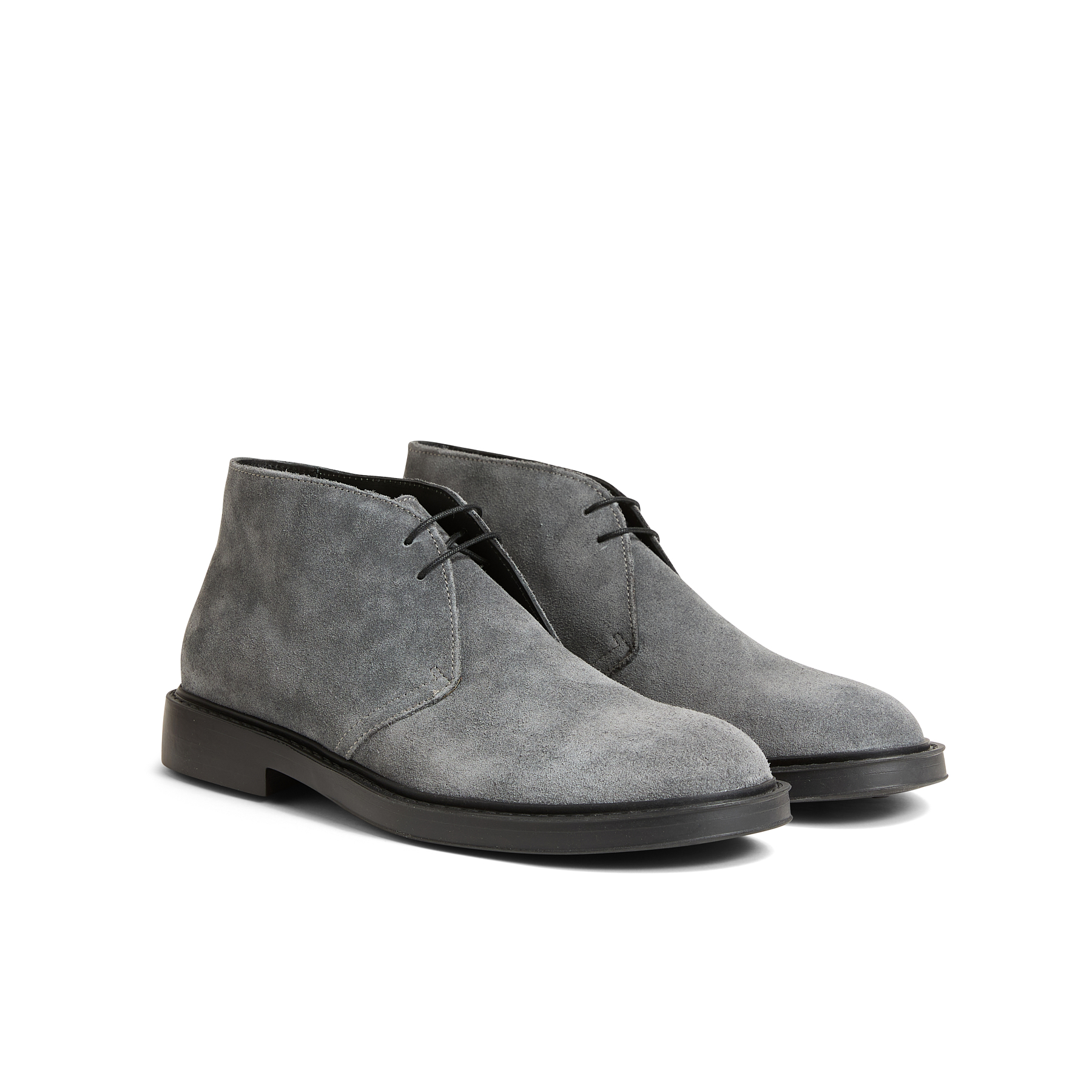 Men's Lace-Up Ankle Boots with Removable Insole