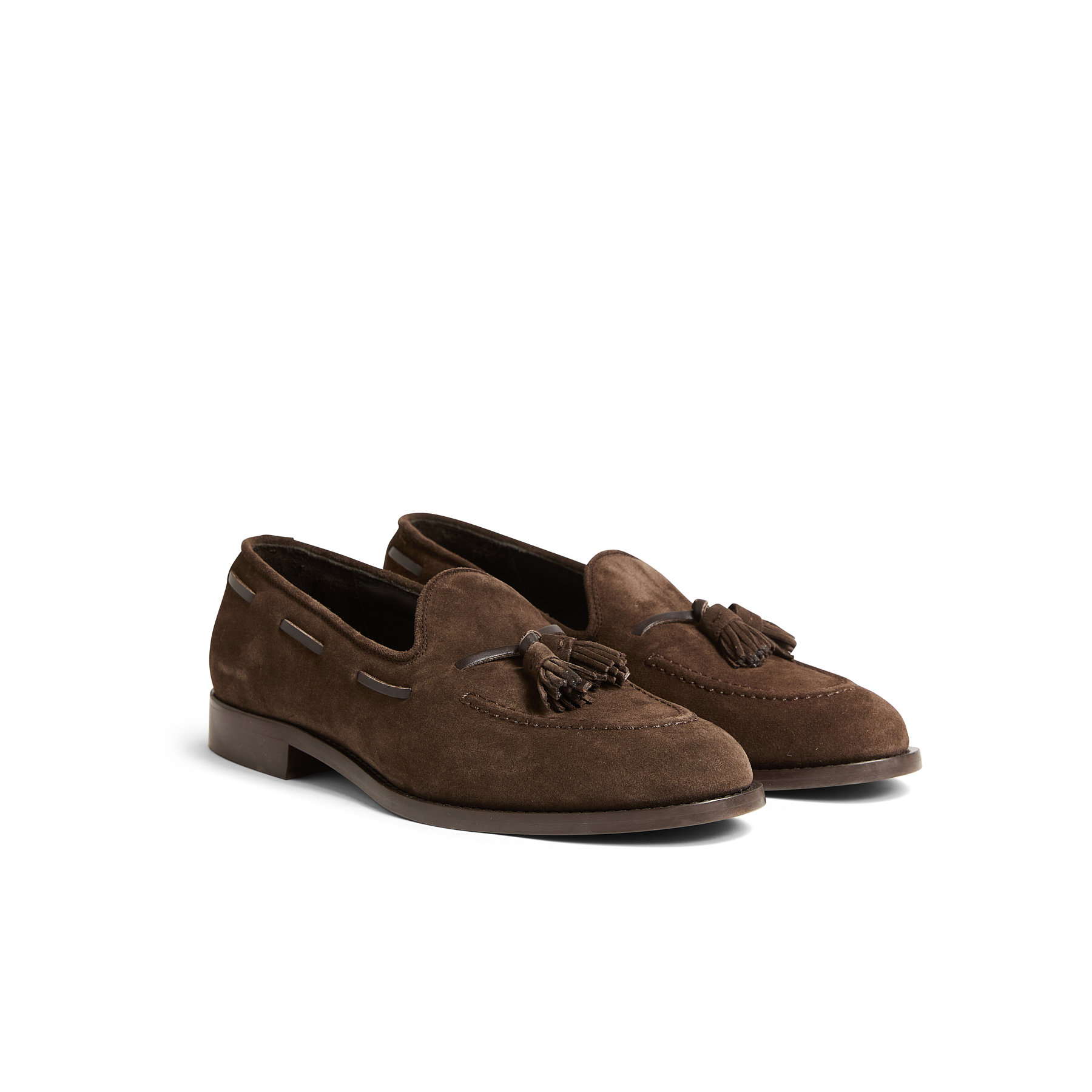 Men's Tassels Loafers in Suede