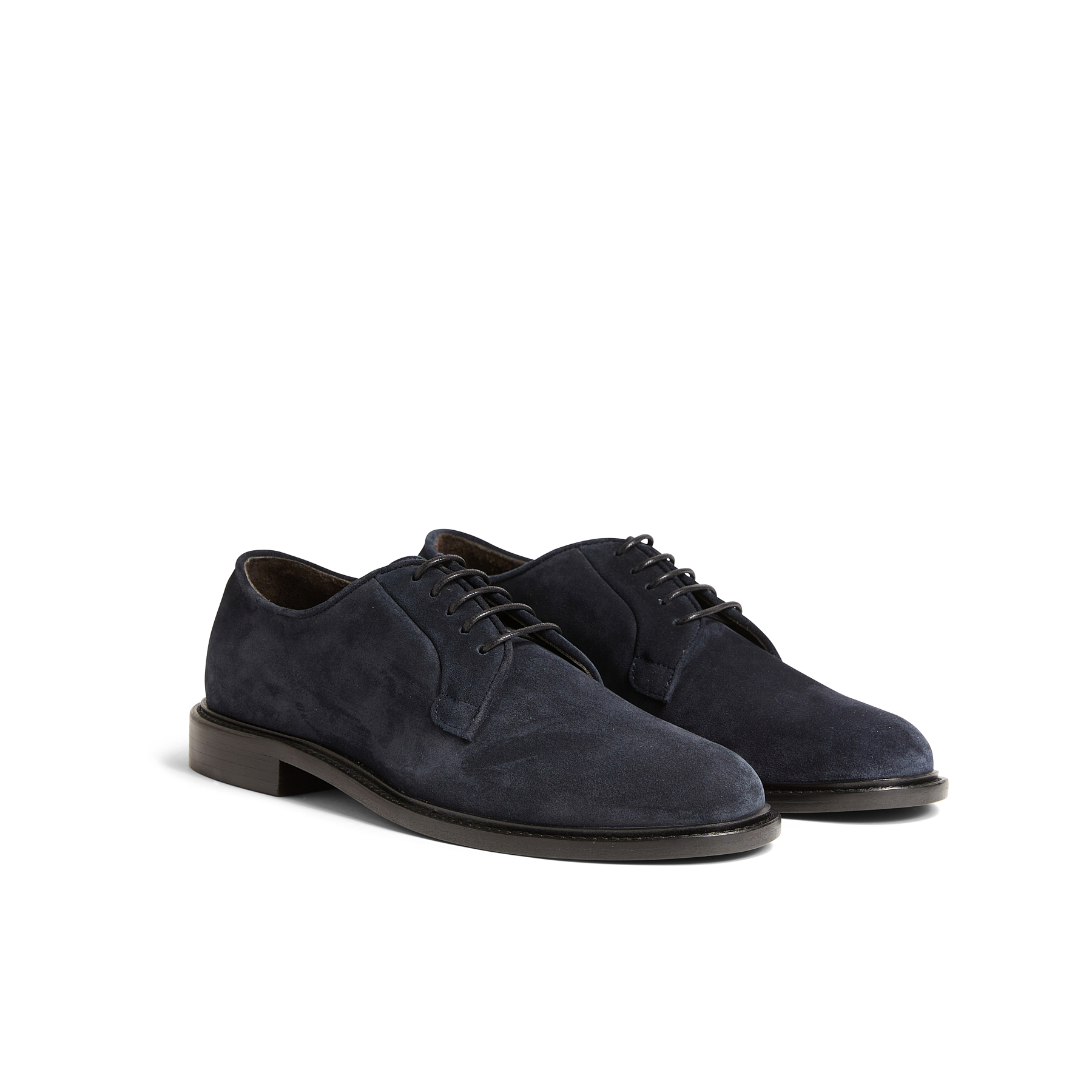 Men's Derby Lace Ups in Suede