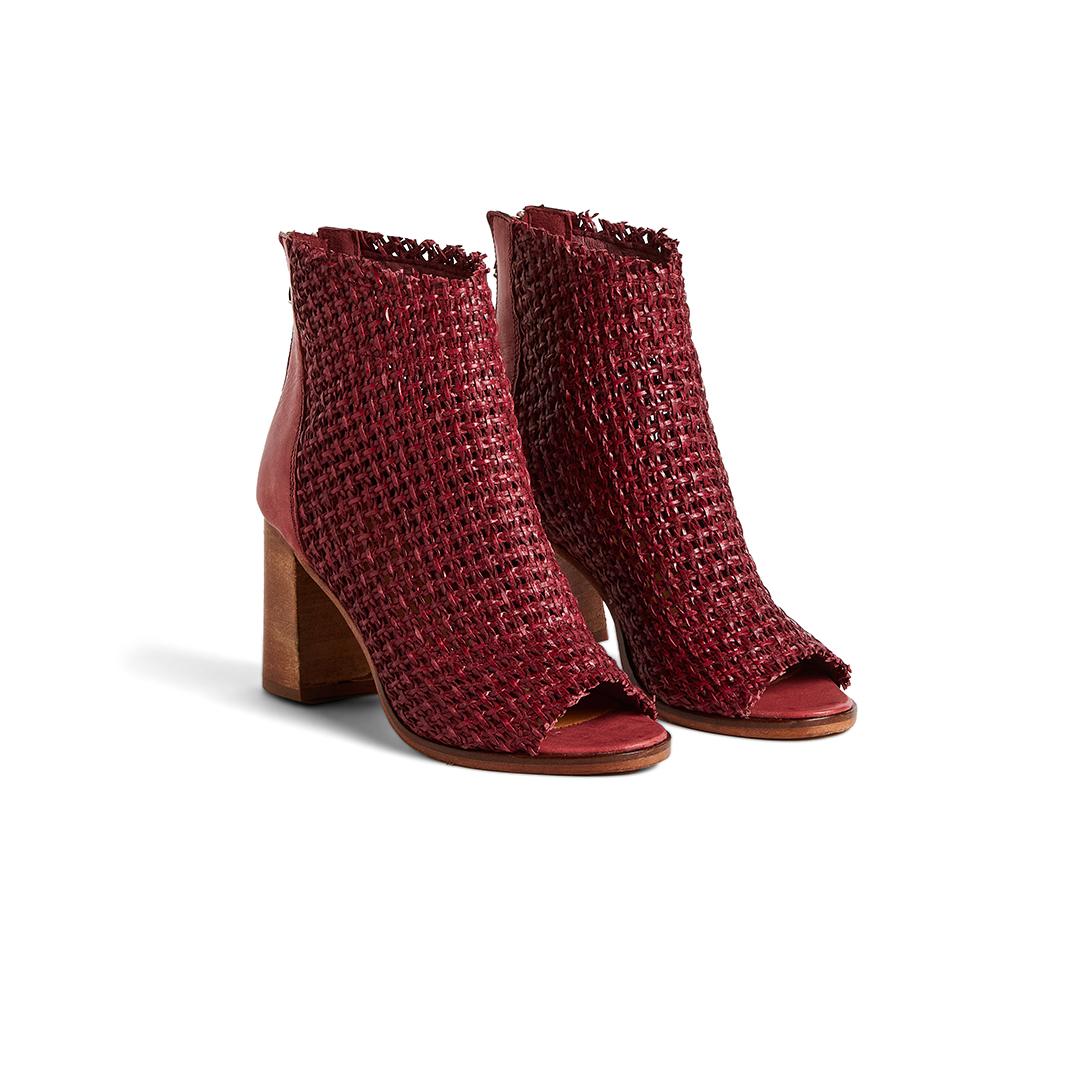 Women's Open-Toe Ankle Boots