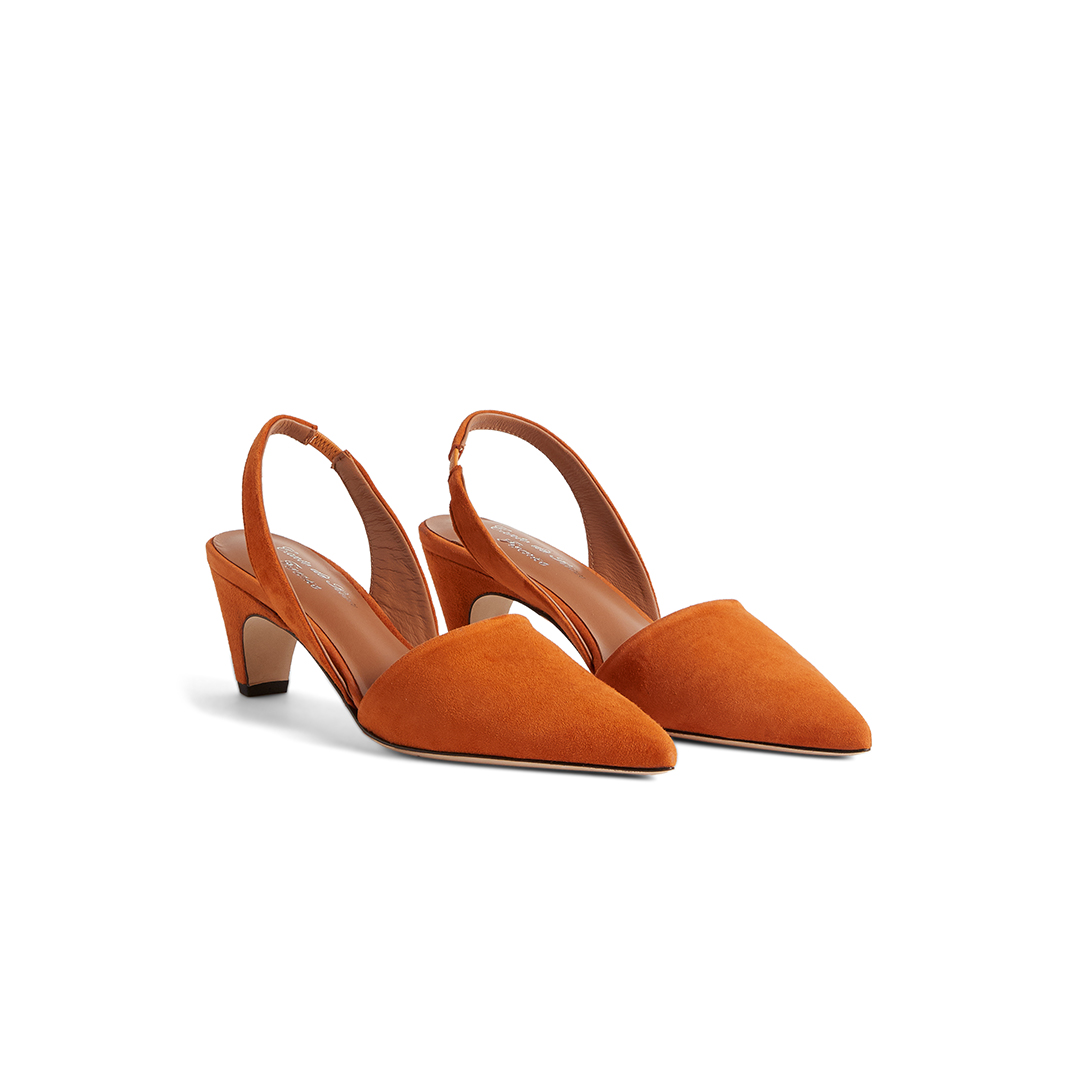 Women's Pointed Slingback with a mid Heel