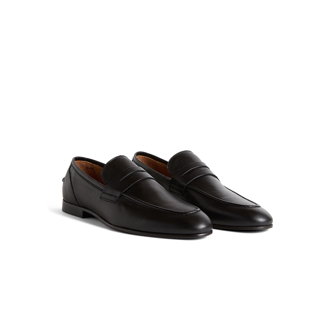 Men's elegant Penny Loafers in Leather