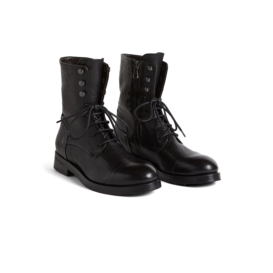 Women's Cap Toe Lace-Up Ankle Boots