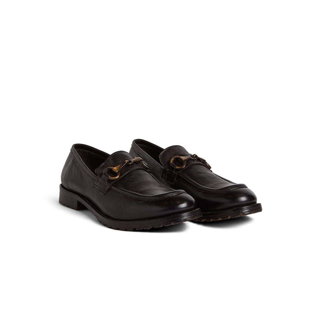 Men's Horse-Bit Loafers in leather