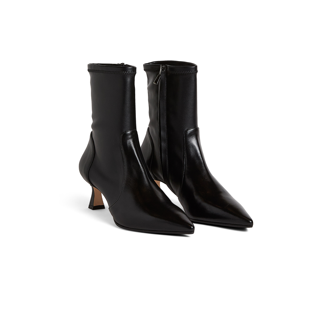 Women's Stiletto with Stretch Leather