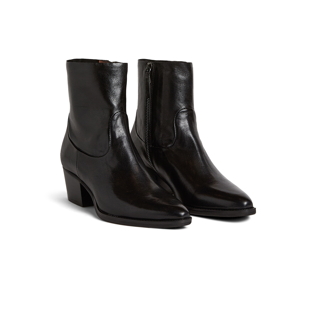 Women's Ankle Boots with Block Heel
