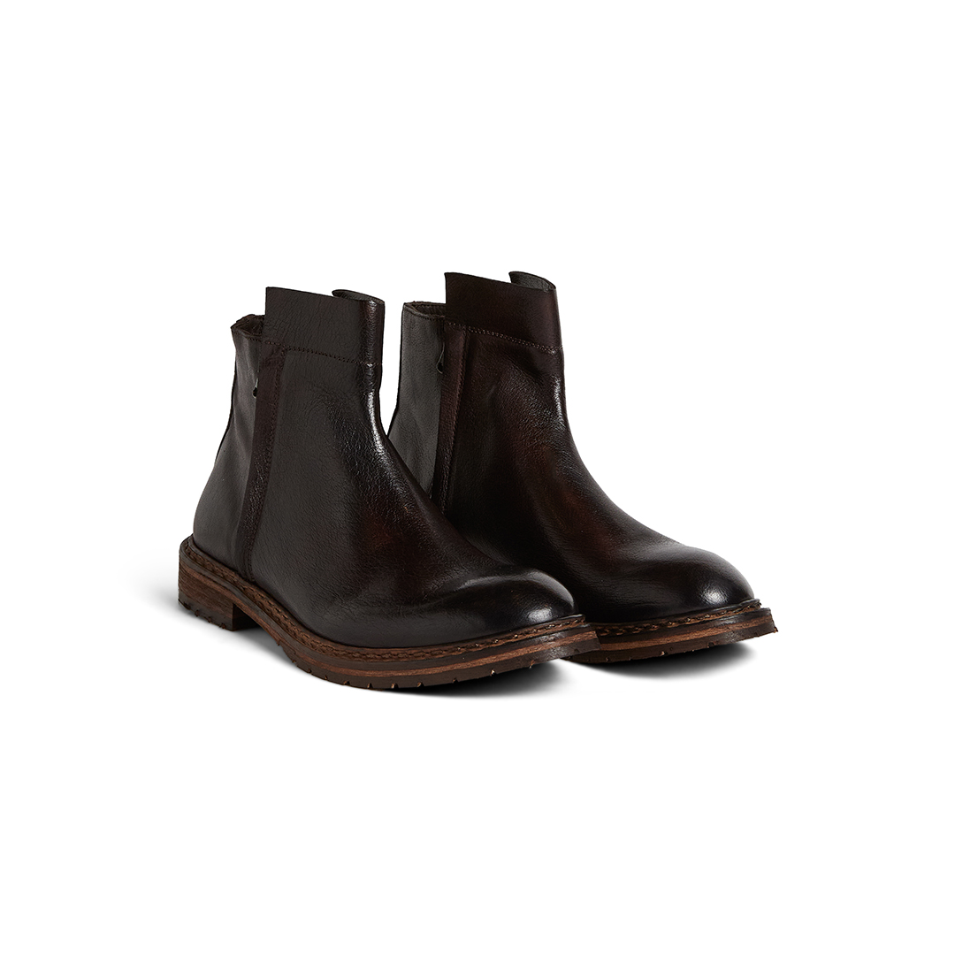 Men's Double Zip Ankle Boots
