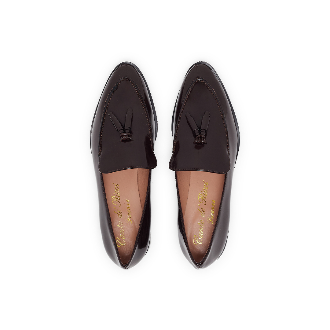 Women's Pointed Toe Loafers with Tassels - Image 4