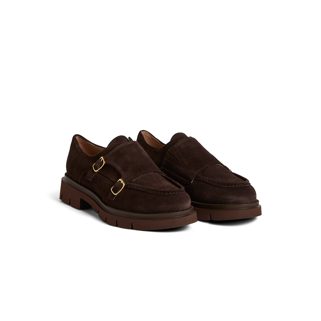Women's Double Monk Shoes