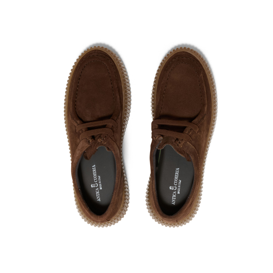 Women's U-Tip Lace Ups in suede - Image 4