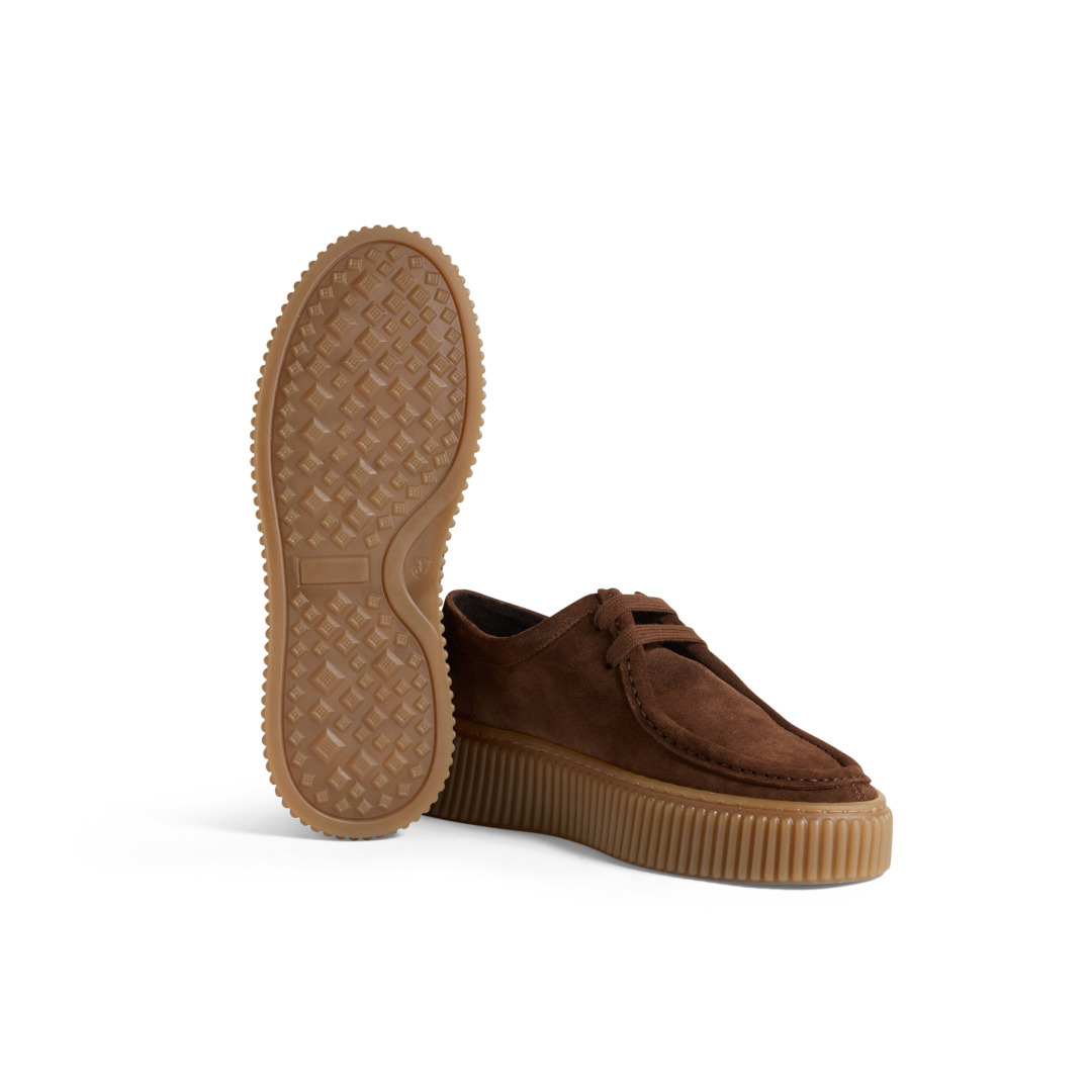 Women's U-Tip Lace Ups in suede - Image 3